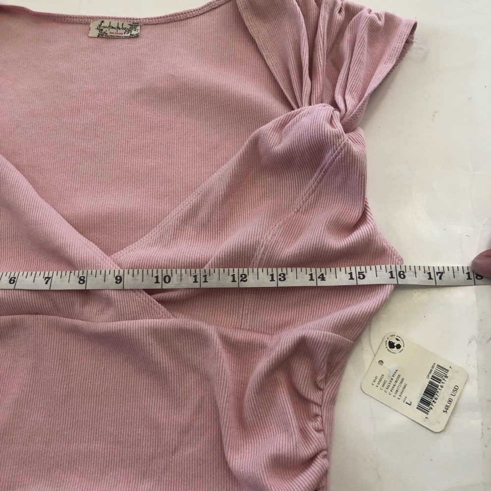 Free People Intimately FP Another Love Bodysuit in Silver Pink Size L - Picture 11 of 15